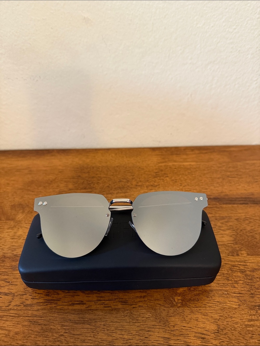Spitfire Cyber Silver Rimless Sunglasses - Picture 2 of 7